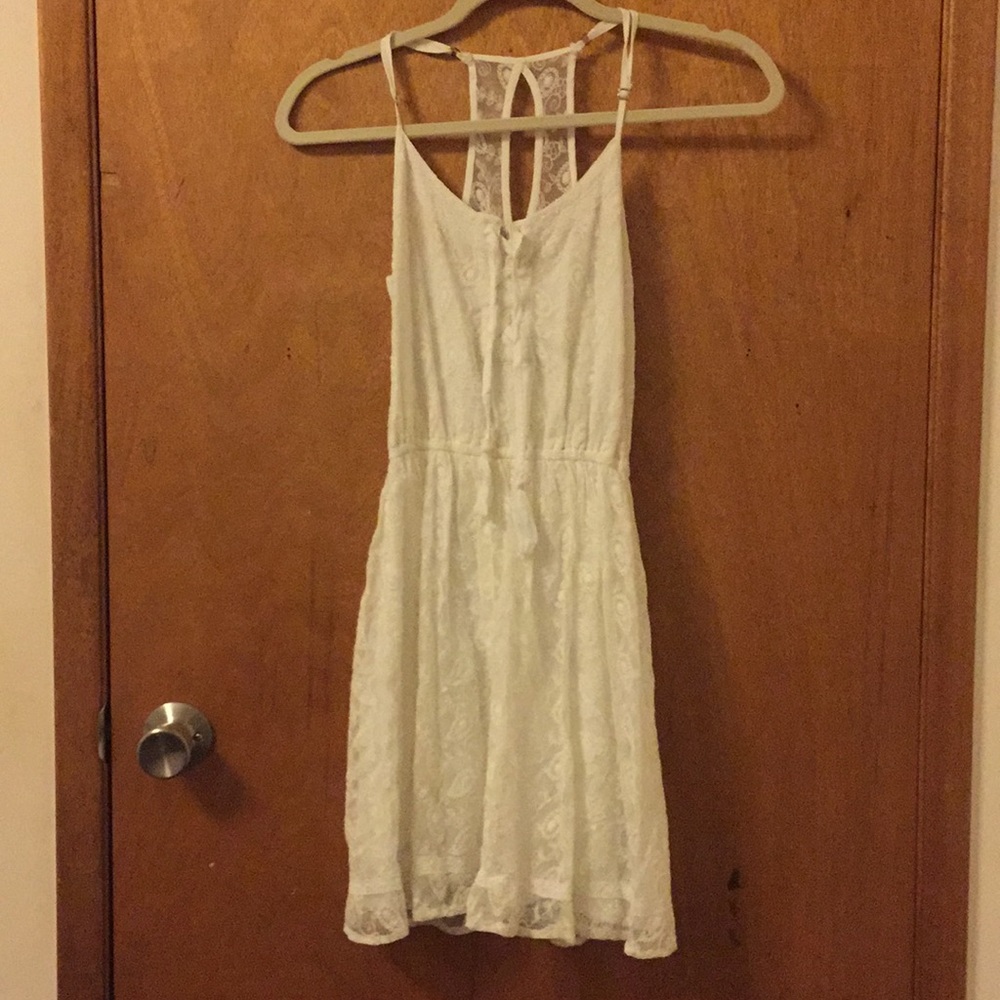 White lace dress
